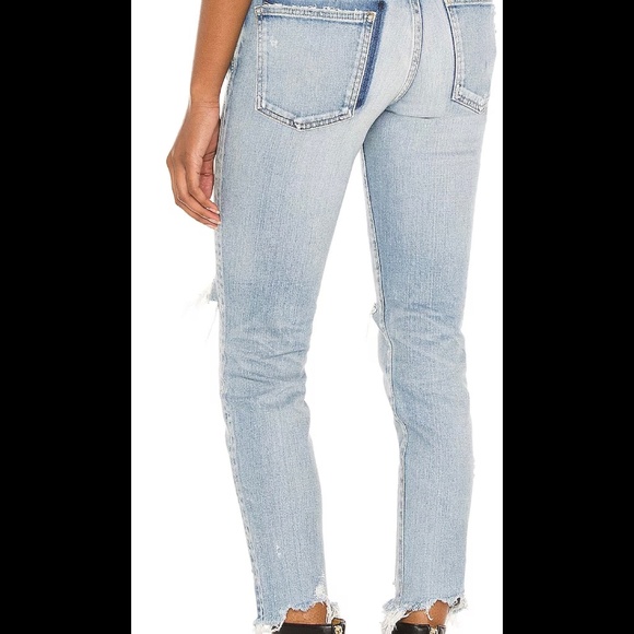 Moussy Altawoods Skinny Color: Light Blue size 26 - Picture 4 of 4